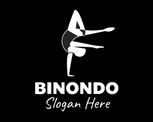 Female Gymnast Performer  Logo