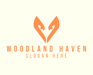 Woodland - Fierce Fox Eyes logo design