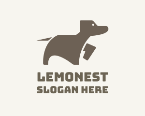 Animal Welfare - Brown Minimalist Dog logo design