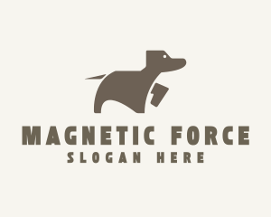 Brown Pet Dog logo design