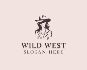 Rodeo - Cowgirl Rodeo Fashion logo design