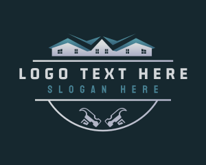 Emblem - Hammer Roofing Renovation logo design