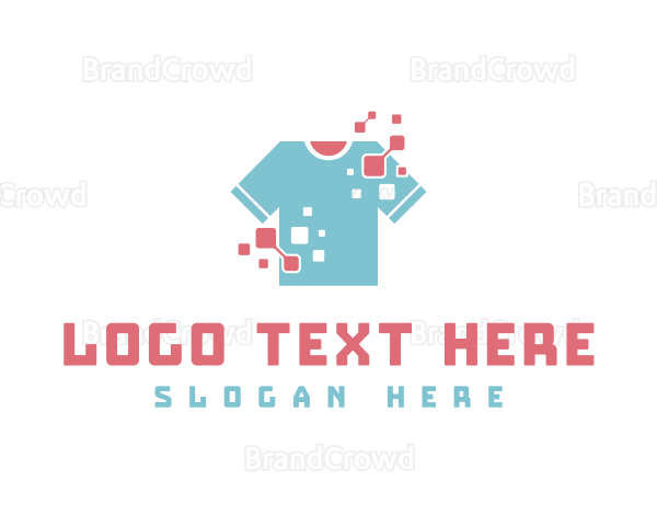 Pixel Shirt Clothing Logo