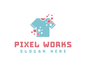 Pixel - Pixel Shirt Clothing logo design