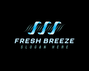 Breeze - Thermal Cooling Ventilation logo design