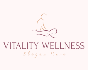 Massage Wellness Spa logo design