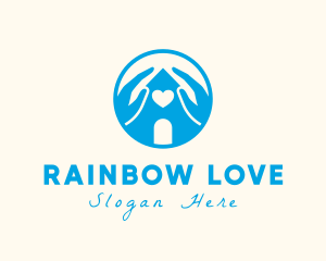 Love Charity House logo design