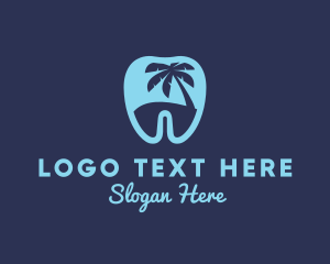 Palm - Dental Tooth Molar logo design