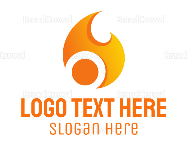 Orange Flame Energy Logo