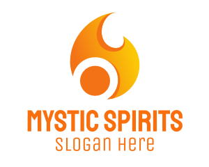 Orange Flame Energy logo design