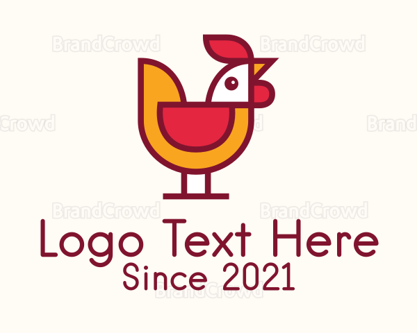 Rooster Poultry Bird Logo