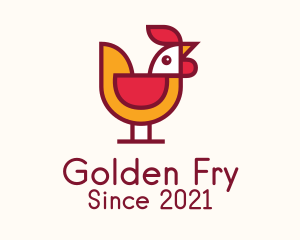 Rooster Poultry Bird logo design