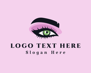 Eyebrow Threading - Makeup Beauty Vlogger logo design