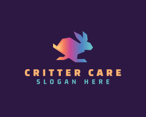 Rabbit Pet Care logo design