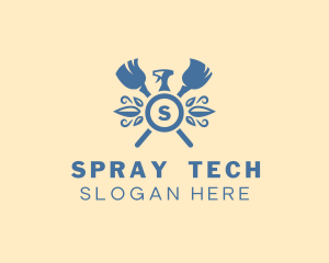 Sprayer - Eco Mop Sprayer Cleaning logo design