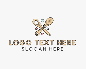 Pastry Chef - Spatula Baking Sweets logo design