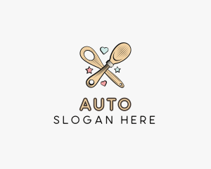 Spatula Baking Sweets Logo