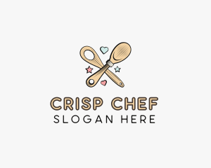 Spatula Baking Sweets logo design