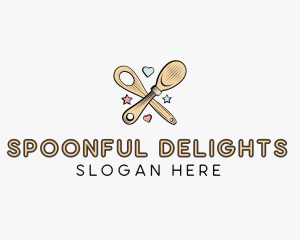 Spatula Baking Sweets logo design