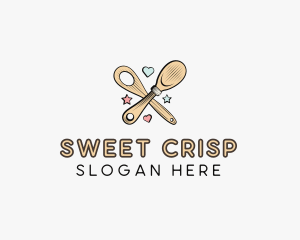 Spatula Baking Sweets logo design