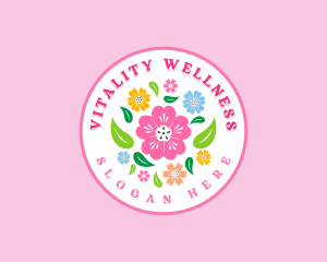 Flower Bloom Wellness logo design