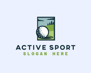 Golf Sport Entertainment logo design