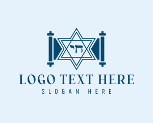 History - Torah Star Chai logo design