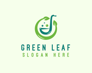 Leaf Organic Juice logo design