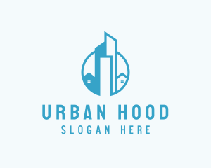 Urban Condominium Skyscraper logo design