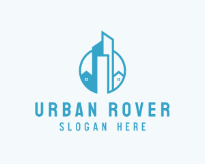 Urban Condominium Skyscraper logo design