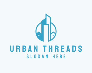 Urban Condominium Skyscraper logo design