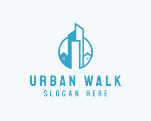 Urban Condominium Skyscraper logo design