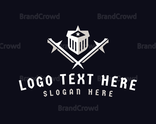 Sword Medieval Knight Logo