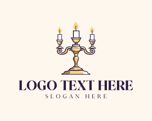 Glow - Light Glow Candle logo design