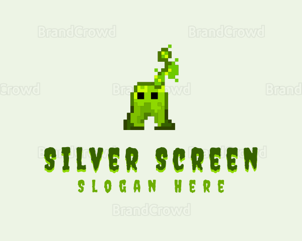 Pixel Arcade Monster Logo