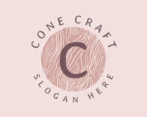 Wood Texture Pastel logo design