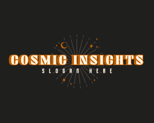 Cosmic Spiritual Star logo design