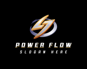 Thunderbolt Electric Power logo design