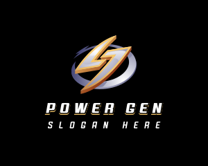 Generator - Thunderbolt Electric Power logo design