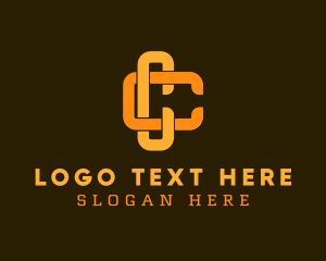 Cryptocurrency - Chain Link Business logo design