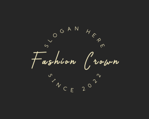 Modern Fashion Business logo design