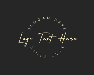 Handwritten - Modern Fashion Business logo design