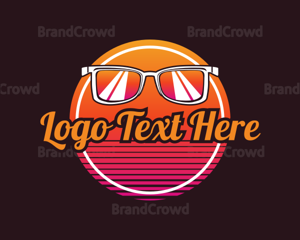 Summer Beach Sunglass Logo