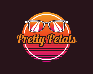 Tourist Spot - Summer Beach Sunglass logo design