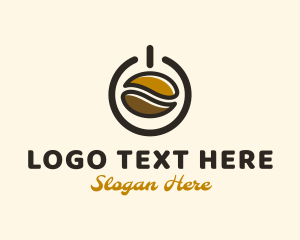 Power Coffee Bean Logo