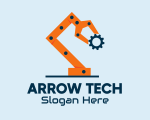 Tech Robotic Arm logo design