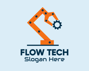 Tech Robotic Arm logo design