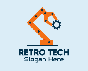 Tech Robotic Arm logo design