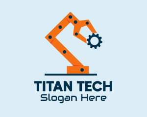 Tech Robotic Arm logo design