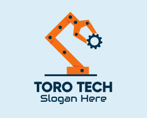 Tech Robotic Arm logo design